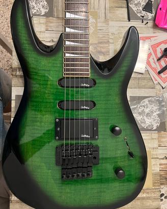 Chitarra Elettrica Challenge VP Green Burst HSS