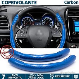 COPRIVOLANTE per MITSUBISHI in FIBRA CARBONIO Blu