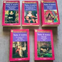 5 Volumi 27 Opere Shakespeare - Tutto il Teatro - 