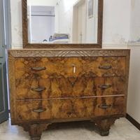 camera da letto vintage in radica 