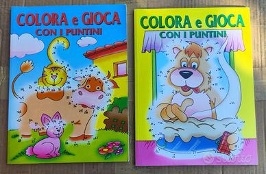 libri da colorare , unisci con i puntini