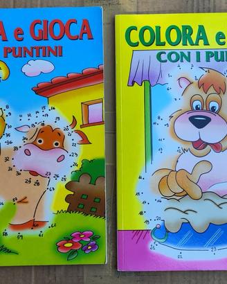 libri da colorare , unisci con i puntini