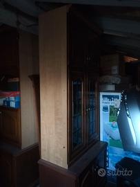 Soggiorno completo in noce