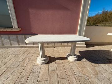 Tavolo in pietra  marmo per giardino, casa, villa