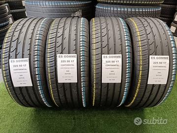 4 gomme 225 50 17 CONTINENTAL RIF1550