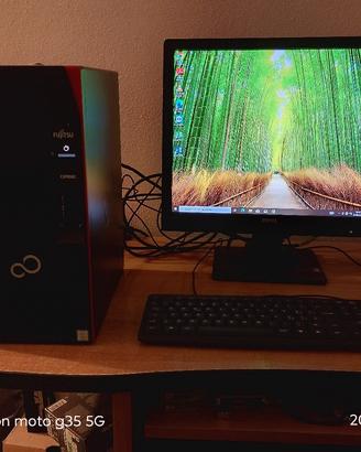 PC Fisso i3 più monitor LCD da 21 pollici 