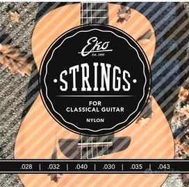 Set 6 corde Eko per chitarra classica