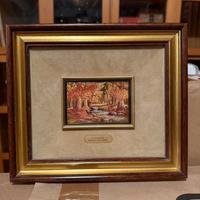 Quadro di G. Franzoni "Foresta d'autunno"