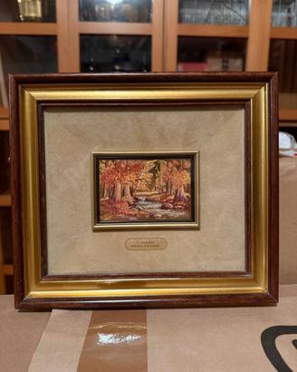 Quadro di G. Franzoni "Foresta d'autunno"