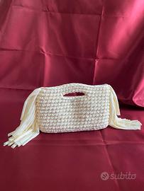 Hand bag con frange personalizzata