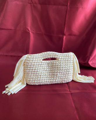 Hand bag con frange personalizzata