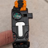Braccialetto Kit sopravvivenza paracord