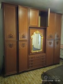 Camera da letto vintage stile anni '70/80