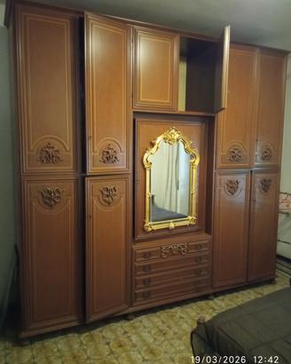 Camera da letto vintage stile anni '70/80