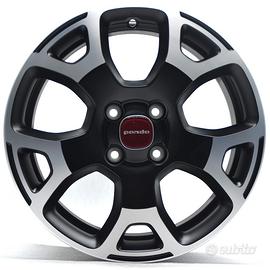 4 cerchi lega fiat panda cross r15 lt5751