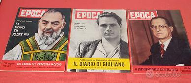 Riviste Epoca . Personaggi Storici Anni 50/60