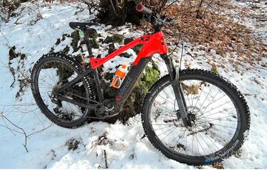 e-bike mtb elettrica con 2 batterie 