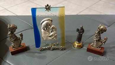 Lotto piccoli oggetti religiosi vintage 