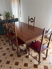 Tavolo salone in legno