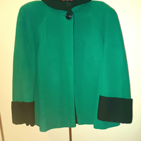 Giacca verde smeraldo vintage