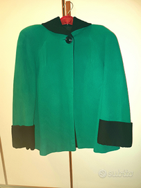 Giacca verde smeraldo vintage