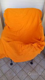 Copripoltrone copridivani arancione rosso