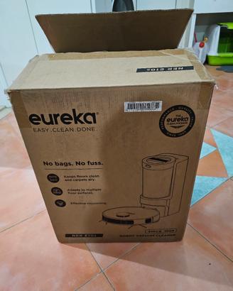 robot aspirapolvere lava pavimenti eureka nere10s