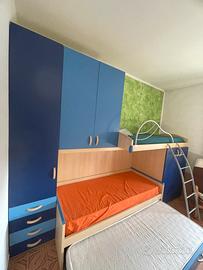 Cameretta bambini 3 posti letto