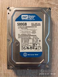 Hard DISK Western Digital Caviar Blue 500 gb