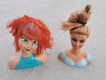 teste di bambole da pettinare 