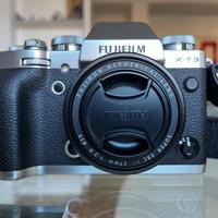 Fujifilm XT3 solo corpo silver