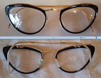 OCCHIALI VINTAGE AMOR  -  SOLAMOR - CAT EYE - DECO