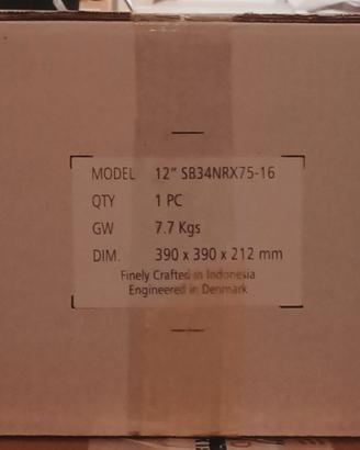Woofer SB34NRX75-16 ( un solo pezzo)