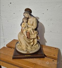 Statua Capodimonte Madonna con Bambino - Giuseppe 