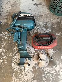 Motore barca fuoribordo Evinrude funzinante
