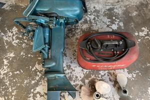 Motore barca fuoribordo Evinrude funzinante