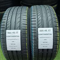 2 GOMME 225 45 17 CONTINENTAL RIF2195