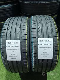 2 GOMME 225 45 17 CONTINENTAL RIF2195