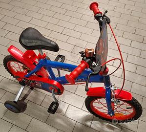 Bici 14" da Bambino a tema Spiderman