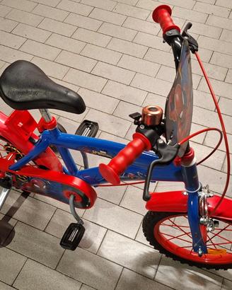 Bici 14" da Bambino a tema Spiderman
