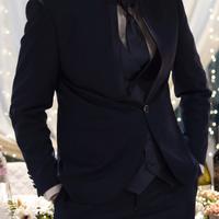 Vestito da cerimonia alla coreana - blu - moderno 