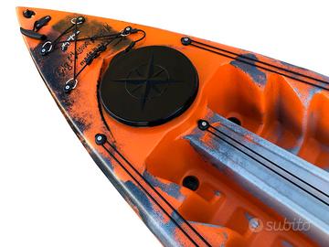 Kayak monoposto + gopro 10 +asta per gopro