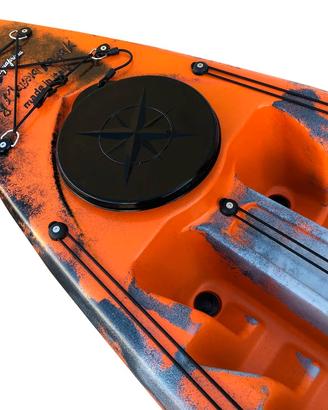 Kayak monoposto + gopro 10 +asta per gopro