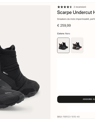 Scarpe da moto REV'IT Impermeabili - NUOVE tg. 42
