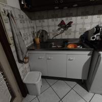 Lavello cucina 2 vasche in legno bianco – Usato