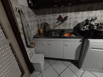 Lavello cucina 2 vasche in legno bianco – Usato