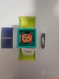 Swatch Neon Grand Prix SB06J100 + cinturino extra