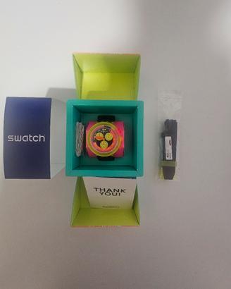 Swatch Neon Grand Prix SB06J100 + cinturino extra