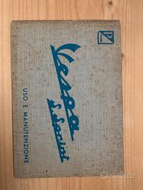 Vespa 90ss libretto uso e manutenzione