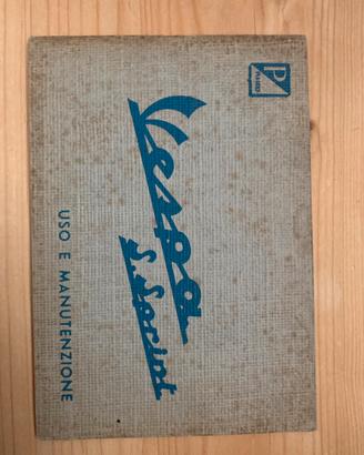 Vespa 90ss libretto uso e manutenzione
